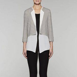 Ming Wang XL (NWT) Open Front Cuff Sleeve Cardigan
